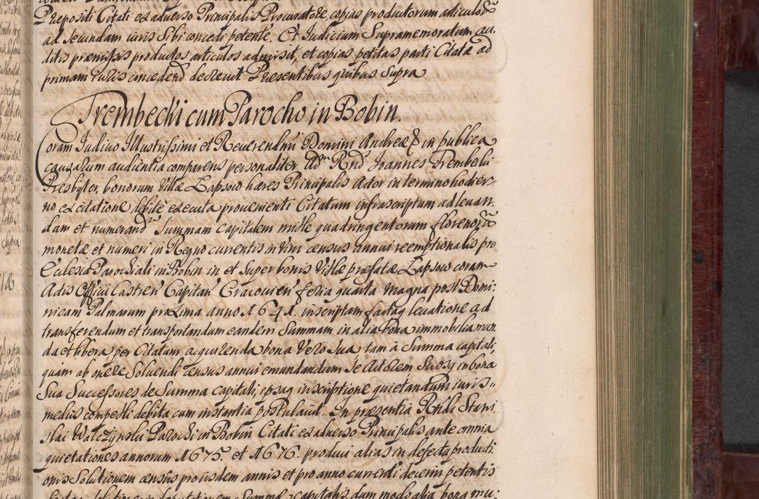Zdjęcie nr 522 dla obiektu archiwalnego: Acta actorum episcopalium R. D. Andreae Trzebicki, episcopi Cracoviensis et ducis Severiae a die 29 Maii 1676 ad 1678 inclusive. Volumen VII