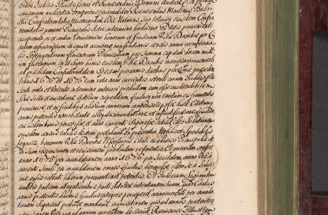 Zdjęcie nr 520 dla obiektu archiwalnego: Acta actorum episcopalium R. D. Andreae Trzebicki, episcopi Cracoviensis et ducis Severiae a die 29 Maii 1676 ad 1678 inclusive. Volumen VII