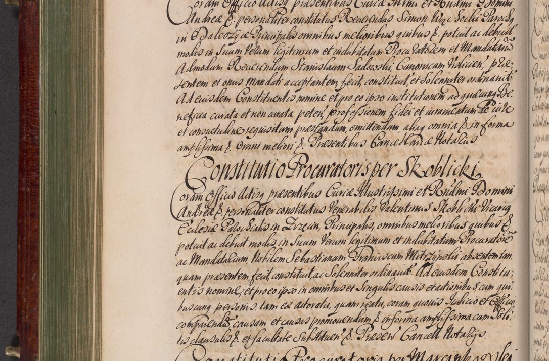 Zdjęcie nr 515 dla obiektu archiwalnego: Acta actorum episcopalium R. D. Andreae Trzebicki, episcopi Cracoviensis et ducis Severiae a die 29 Maii 1676 ad 1678 inclusive. Volumen VII