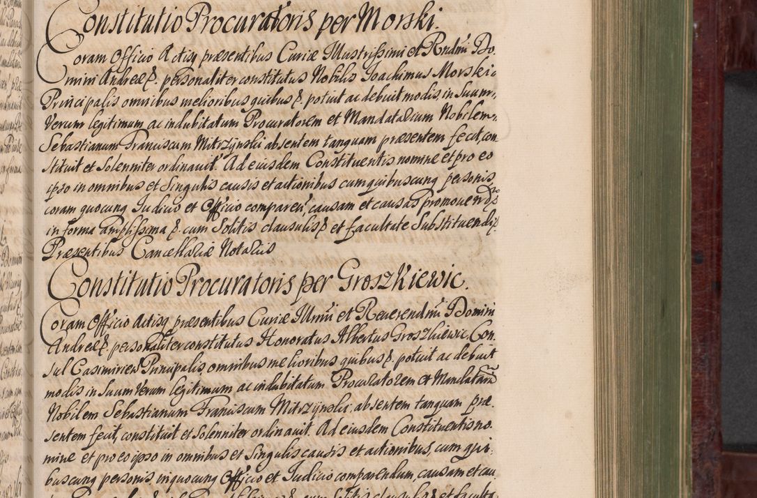Zdjęcie nr 516 dla obiektu archiwalnego: Acta actorum episcopalium R. D. Andreae Trzebicki, episcopi Cracoviensis et ducis Severiae a die 29 Maii 1676 ad 1678 inclusive. Volumen VII