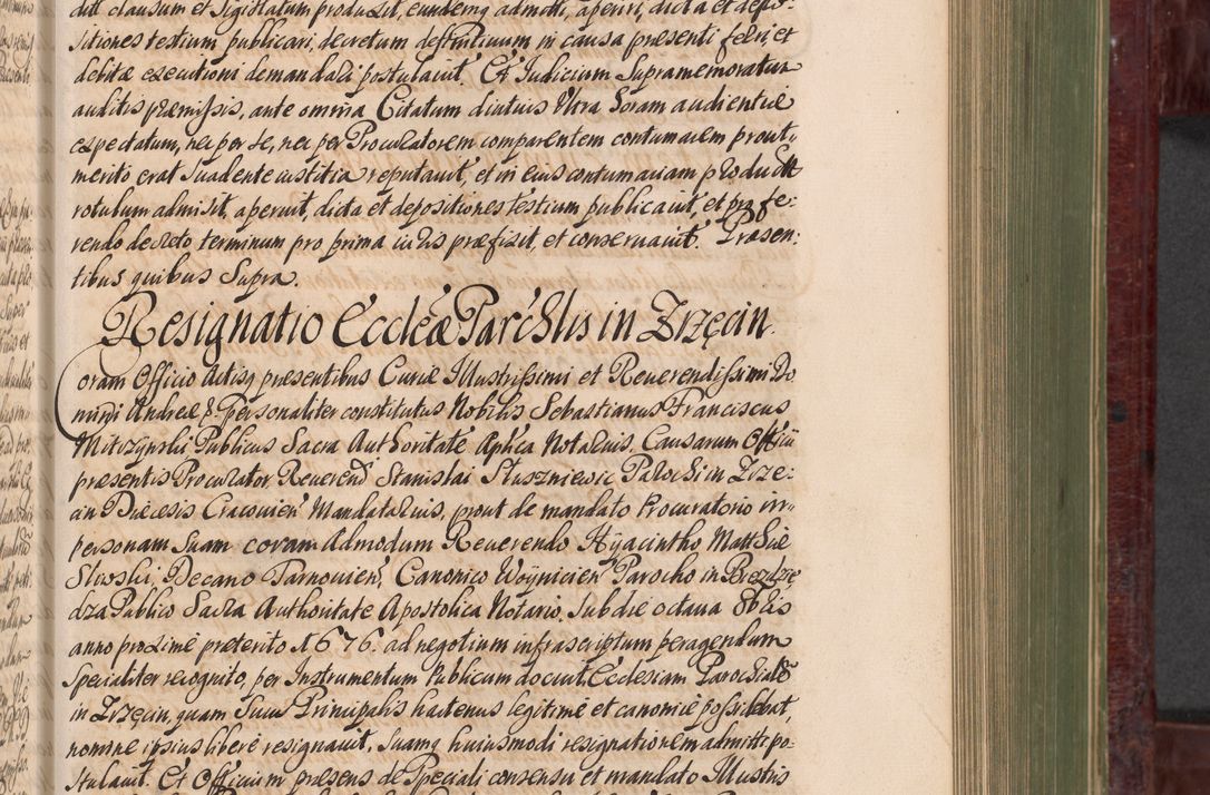 Zdjęcie nr 514 dla obiektu archiwalnego: Acta actorum episcopalium R. D. Andreae Trzebicki, episcopi Cracoviensis et ducis Severiae a die 29 Maii 1676 ad 1678 inclusive. Volumen VII