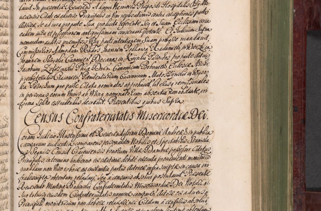 Zdjęcie nr 506 dla obiektu archiwalnego: Acta actorum episcopalium R. D. Andreae Trzebicki, episcopi Cracoviensis et ducis Severiae a die 29 Maii 1676 ad 1678 inclusive. Volumen VII