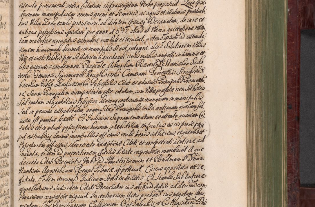 Zdjęcie nr 504 dla obiektu archiwalnego: Acta actorum episcopalium R. D. Andreae Trzebicki, episcopi Cracoviensis et ducis Severiae a die 29 Maii 1676 ad 1678 inclusive. Volumen VII