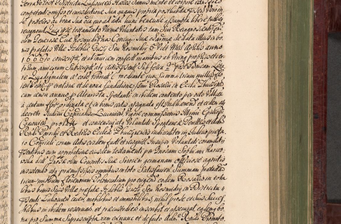 Zdjęcie nr 492 dla obiektu archiwalnego: Acta actorum episcopalium R. D. Andreae Trzebicki, episcopi Cracoviensis et ducis Severiae a die 29 Maii 1676 ad 1678 inclusive. Volumen VII