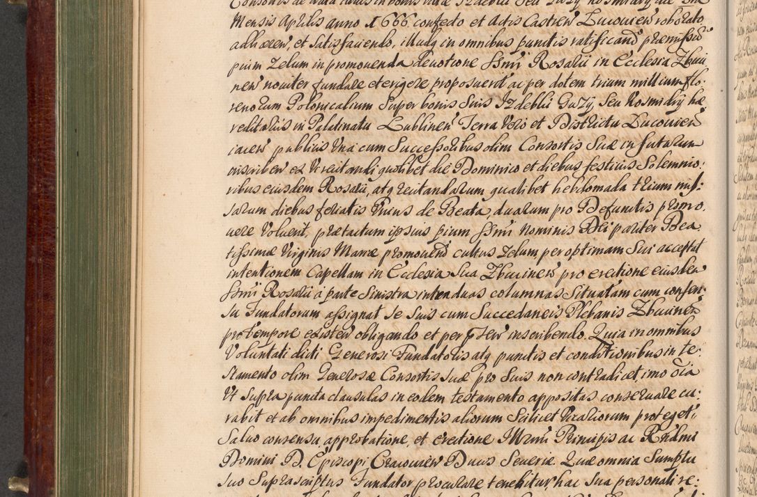Zdjęcie nr 489 dla obiektu archiwalnego: Acta actorum episcopalium R. D. Andreae Trzebicki, episcopi Cracoviensis et ducis Severiae a die 29 Maii 1676 ad 1678 inclusive. Volumen VII