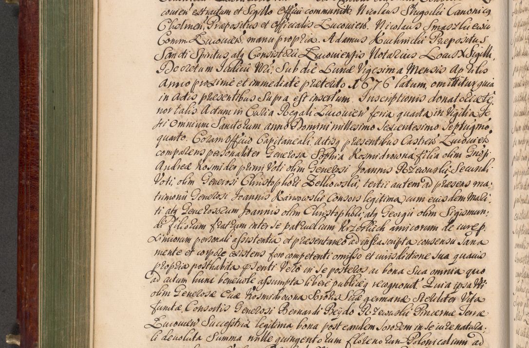 Zdjęcie nr 487 dla obiektu archiwalnego: Acta actorum episcopalium R. D. Andreae Trzebicki, episcopi Cracoviensis et ducis Severiae a die 29 Maii 1676 ad 1678 inclusive. Volumen VII