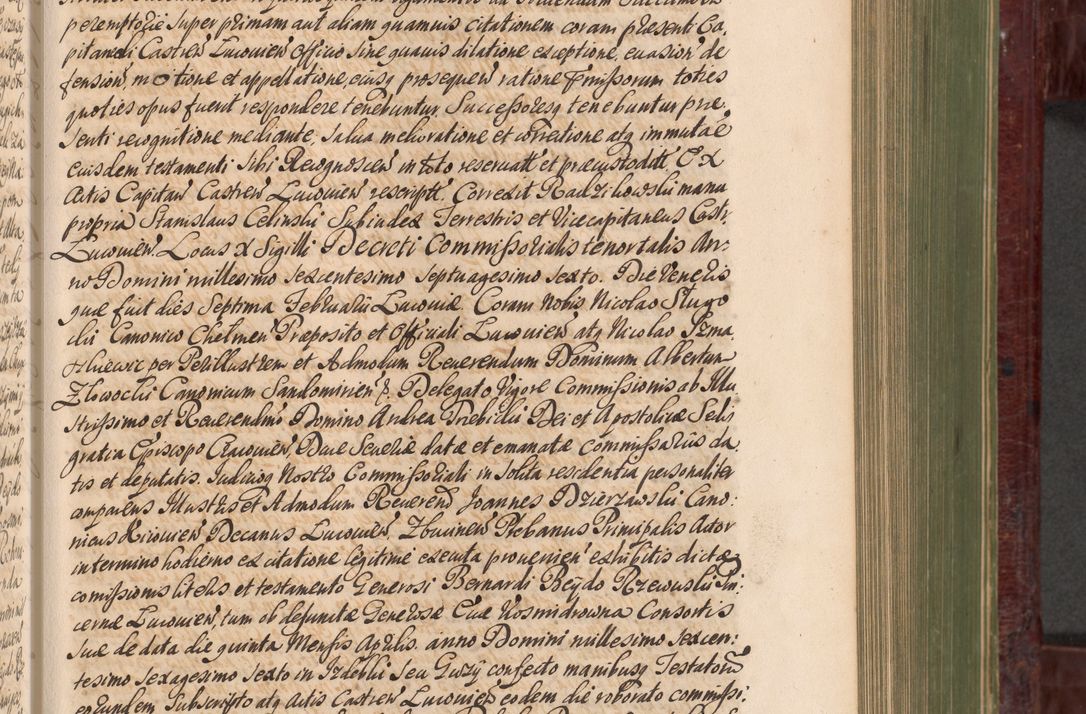 Zdjęcie nr 484 dla obiektu archiwalnego: Acta actorum episcopalium R. D. Andreae Trzebicki, episcopi Cracoviensis et ducis Severiae a die 29 Maii 1676 ad 1678 inclusive. Volumen VII
