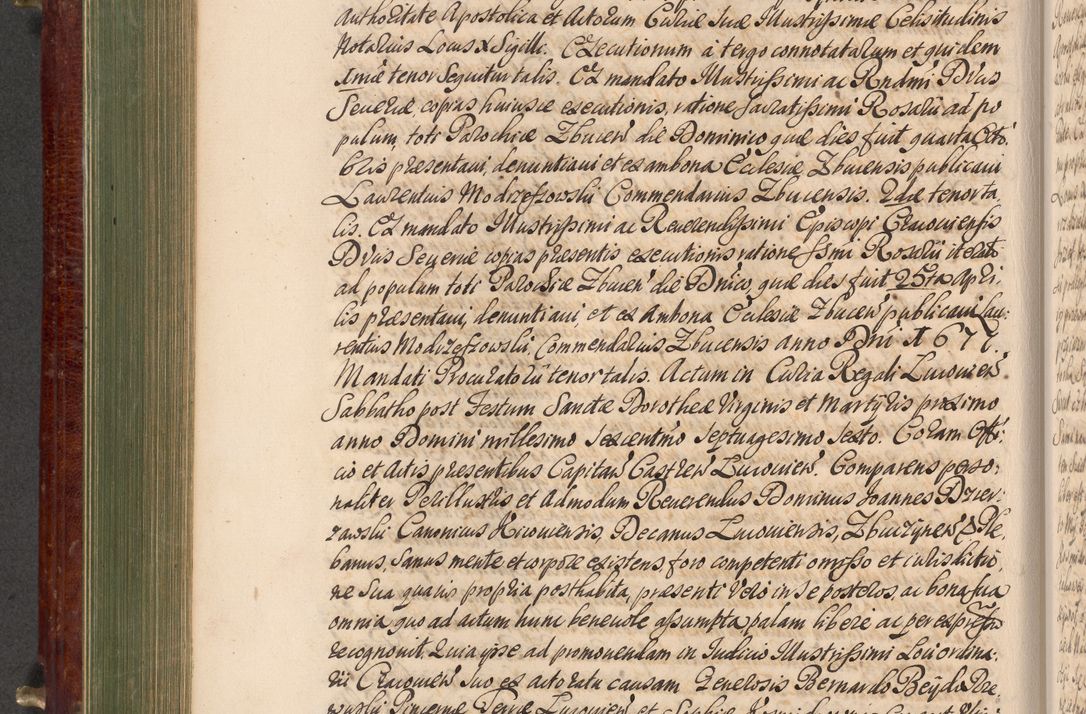 Zdjęcie nr 477 dla obiektu archiwalnego: Acta actorum episcopalium R. D. Andreae Trzebicki, episcopi Cracoviensis et ducis Severiae a die 29 Maii 1676 ad 1678 inclusive. Volumen VII
