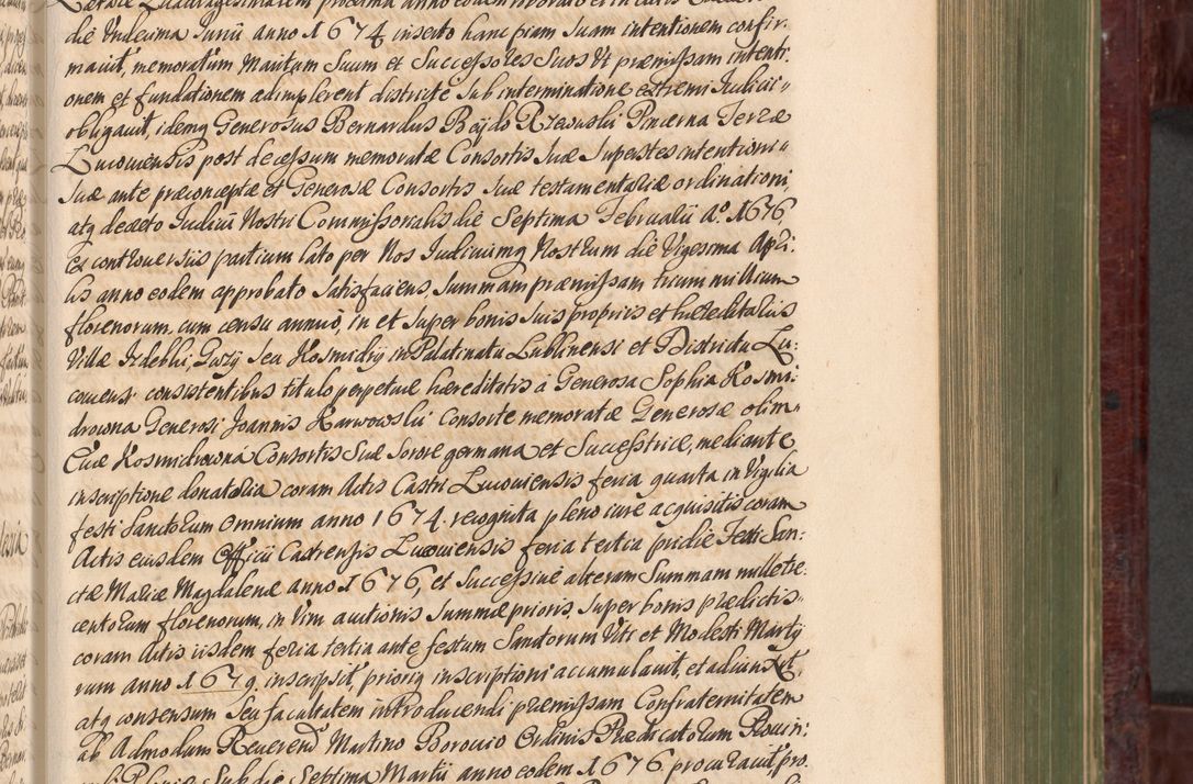 Zdjęcie nr 474 dla obiektu archiwalnego: Acta actorum episcopalium R. D. Andreae Trzebicki, episcopi Cracoviensis et ducis Severiae a die 29 Maii 1676 ad 1678 inclusive. Volumen VII