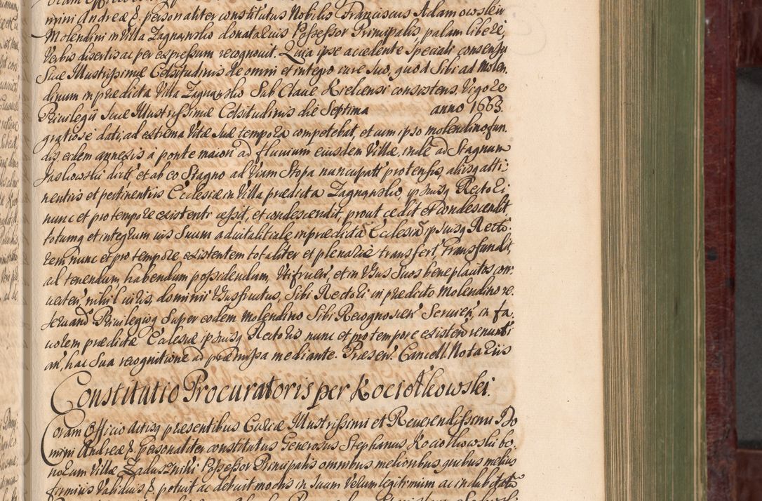 Zdjęcie nr 470 dla obiektu archiwalnego: Acta actorum episcopalium R. D. Andreae Trzebicki, episcopi Cracoviensis et ducis Severiae a die 29 Maii 1676 ad 1678 inclusive. Volumen VII