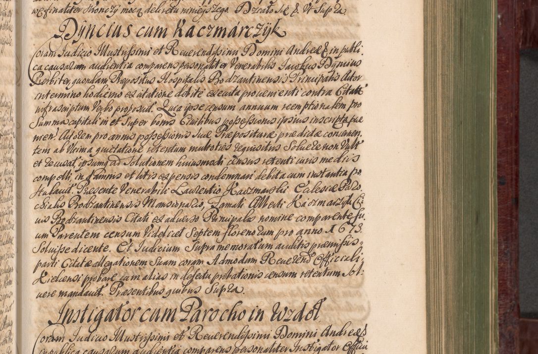 Zdjęcie nr 468 dla obiektu archiwalnego: Acta actorum episcopalium R. D. Andreae Trzebicki, episcopi Cracoviensis et ducis Severiae a die 29 Maii 1676 ad 1678 inclusive. Volumen VII
