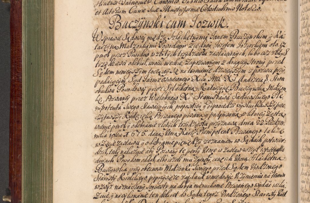 Zdjęcie nr 455 dla obiektu archiwalnego: Acta actorum episcopalium R. D. Andreae Trzebicki, episcopi Cracoviensis et ducis Severiae a die 29 Maii 1676 ad 1678 inclusive. Volumen VII