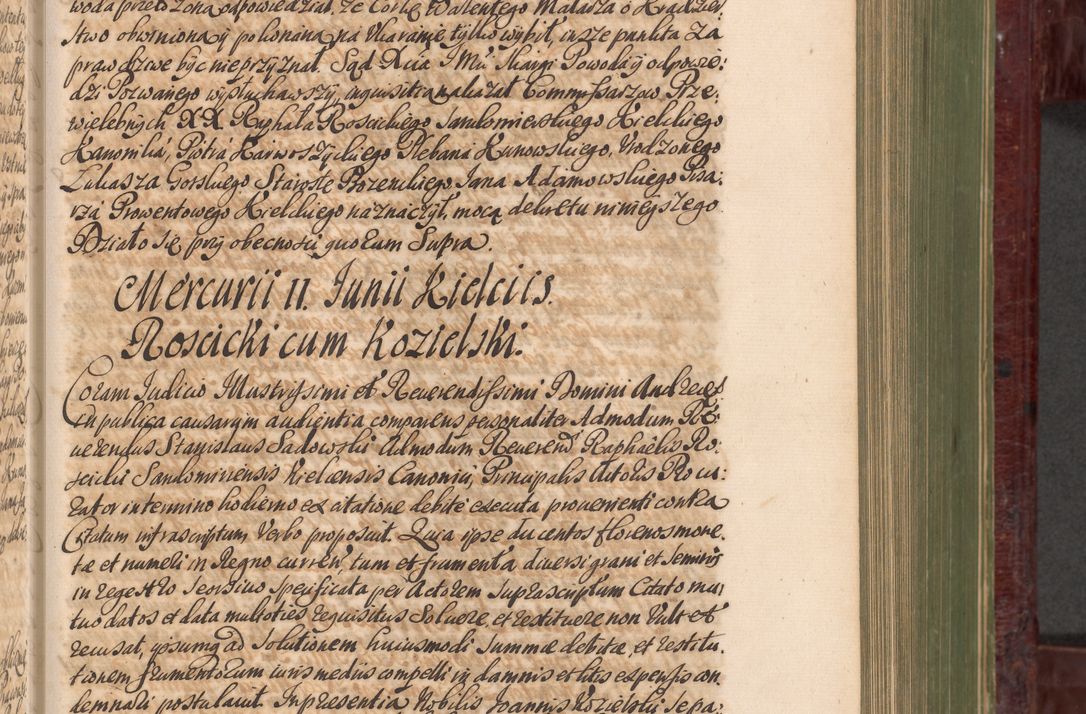 Zdjęcie nr 454 dla obiektu archiwalnego: Acta actorum episcopalium R. D. Andreae Trzebicki, episcopi Cracoviensis et ducis Severiae a die 29 Maii 1676 ad 1678 inclusive. Volumen VII