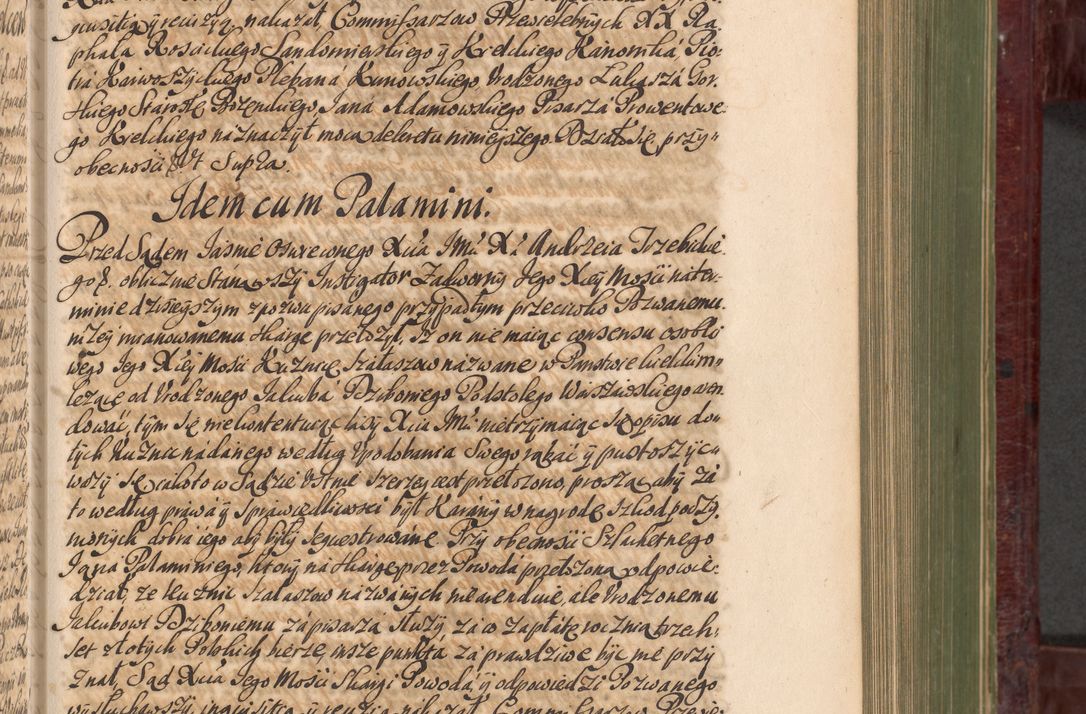 Zdjęcie nr 452 dla obiektu archiwalnego: Acta actorum episcopalium R. D. Andreae Trzebicki, episcopi Cracoviensis et ducis Severiae a die 29 Maii 1676 ad 1678 inclusive. Volumen VII