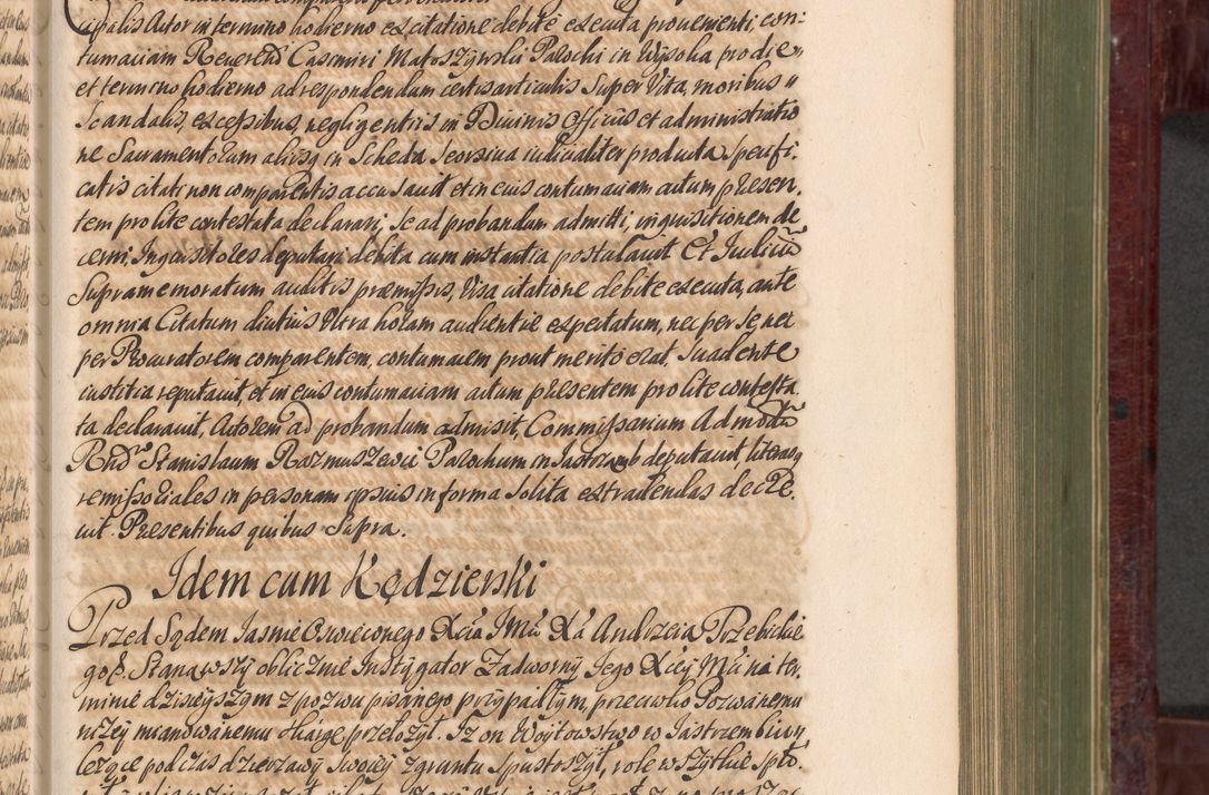 Zdjęcie nr 448 dla obiektu archiwalnego: Acta actorum episcopalium R. D. Andreae Trzebicki, episcopi Cracoviensis et ducis Severiae a die 29 Maii 1676 ad 1678 inclusive. Volumen VII