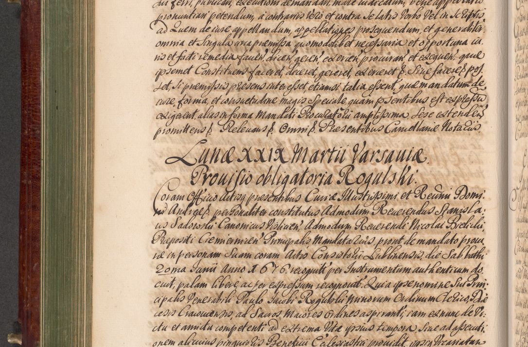 Zdjęcie nr 439 dla obiektu archiwalnego: Acta actorum episcopalium R. D. Andreae Trzebicki, episcopi Cracoviensis et ducis Severiae a die 29 Maii 1676 ad 1678 inclusive. Volumen VII