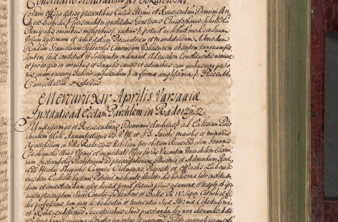 Zdjęcie nr 440 dla obiektu archiwalnego: Acta actorum episcopalium R. D. Andreae Trzebicki, episcopi Cracoviensis et ducis Severiae a die 29 Maii 1676 ad 1678 inclusive. Volumen VII