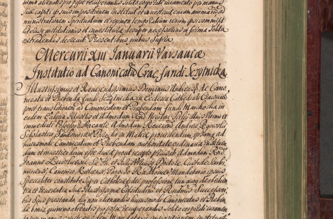 Zdjęcie nr 436 dla obiektu archiwalnego: Acta actorum episcopalium R. D. Andreae Trzebicki, episcopi Cracoviensis et ducis Severiae a die 29 Maii 1676 ad 1678 inclusive. Volumen VII