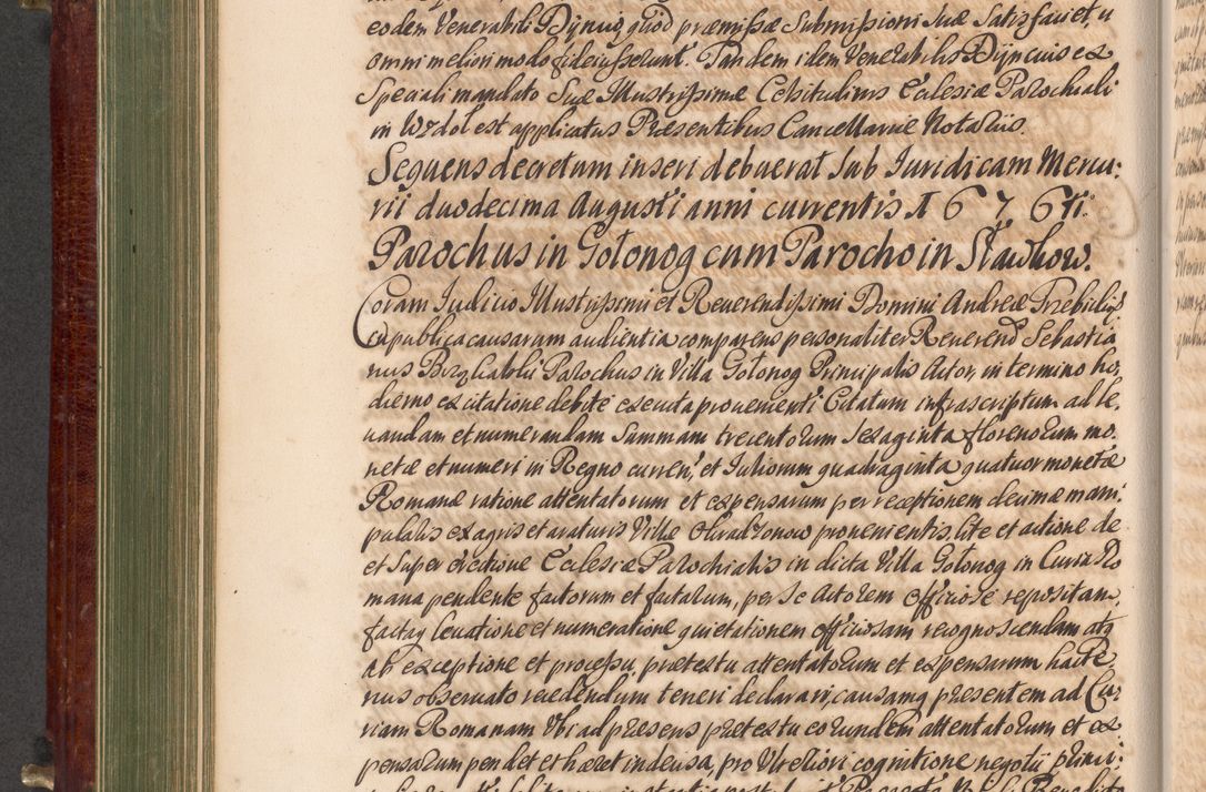 Zdjęcie nr 429 dla obiektu archiwalnego: Acta actorum episcopalium R. D. Andreae Trzebicki, episcopi Cracoviensis et ducis Severiae a die 29 Maii 1676 ad 1678 inclusive. Volumen VII
