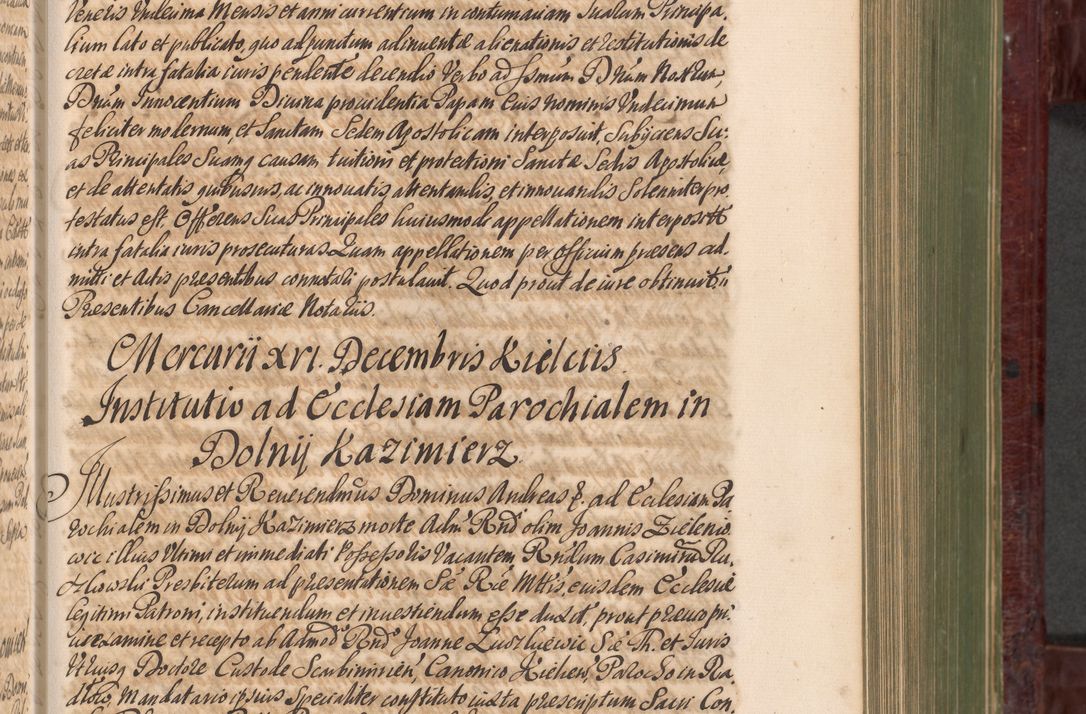 Zdjęcie nr 426 dla obiektu archiwalnego: Acta actorum episcopalium R. D. Andreae Trzebicki, episcopi Cracoviensis et ducis Severiae a die 29 Maii 1676 ad 1678 inclusive. Volumen VII