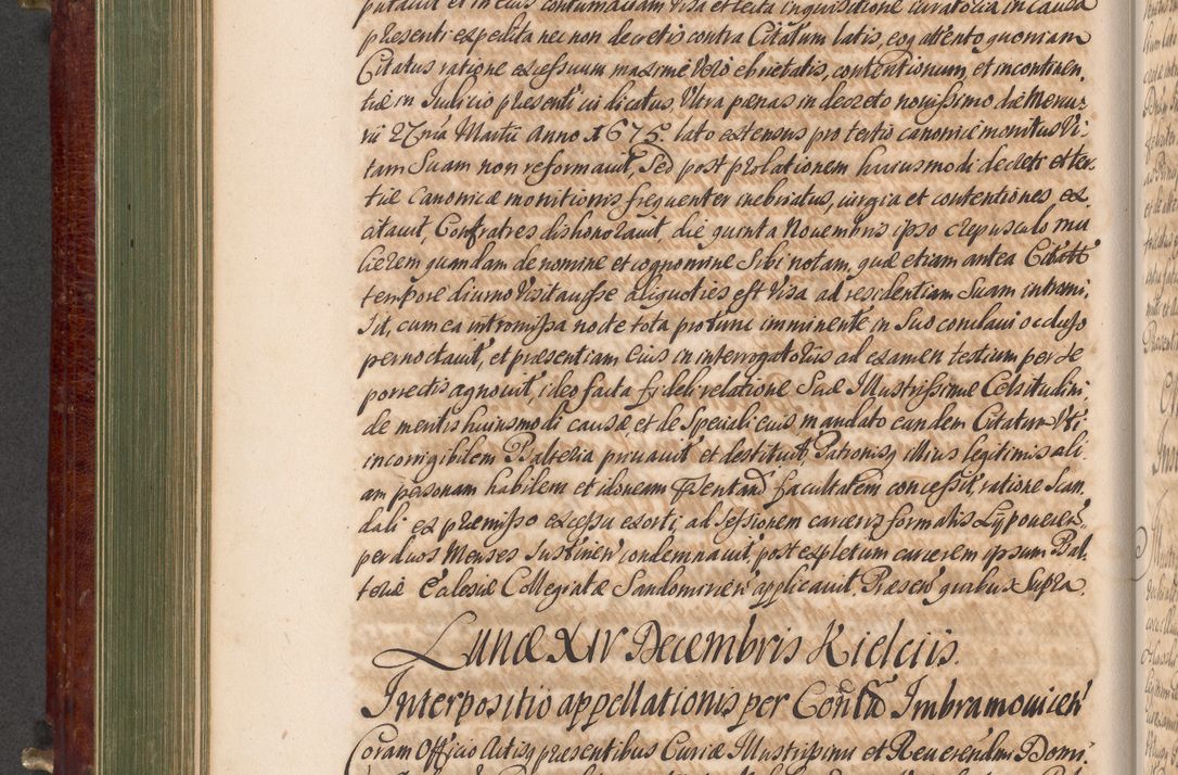 Zdjęcie nr 425 dla obiektu archiwalnego: Acta actorum episcopalium R. D. Andreae Trzebicki, episcopi Cracoviensis et ducis Severiae a die 29 Maii 1676 ad 1678 inclusive. Volumen VII