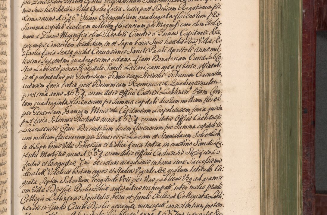 Zdjęcie nr 418 dla obiektu archiwalnego: Acta actorum episcopalium R. D. Andreae Trzebicki, episcopi Cracoviensis et ducis Severiae a die 29 Maii 1676 ad 1678 inclusive. Volumen VII