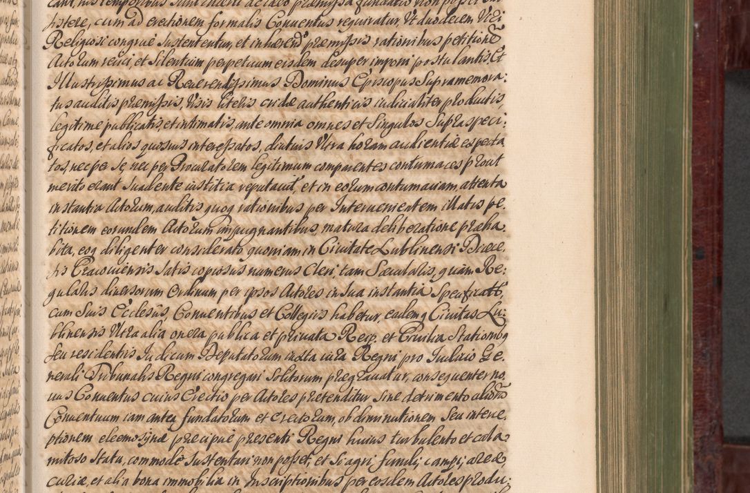 Zdjęcie nr 420 dla obiektu archiwalnego: Acta actorum episcopalium R. D. Andreae Trzebicki, episcopi Cracoviensis et ducis Severiae a die 29 Maii 1676 ad 1678 inclusive. Volumen VII