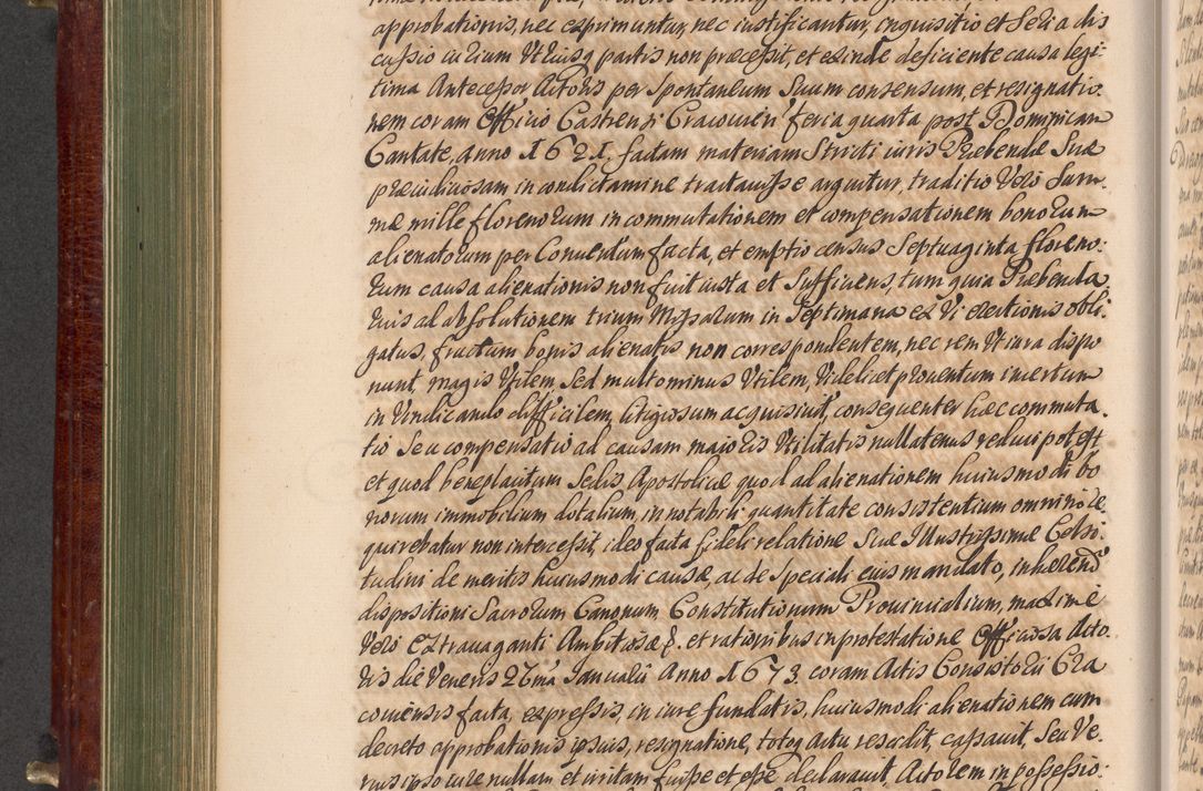 Zdjęcie nr 415 dla obiektu archiwalnego: Acta actorum episcopalium R. D. Andreae Trzebicki, episcopi Cracoviensis et ducis Severiae a die 29 Maii 1676 ad 1678 inclusive. Volumen VII