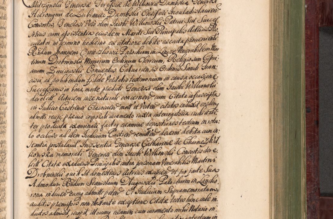 Zdjęcie nr 606 dla obiektu archiwalnego: Acta actorum episcopalium R. D. Andreae Trzebicki, episcopi Cracoviensis et ducis Severiae a die 29 Maii 1676 ad 1678 inclusive. Volumen VII