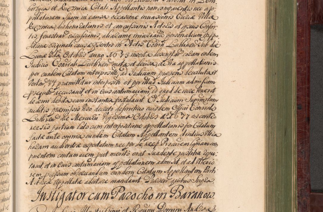 Zdjęcie nr 800 dla obiektu archiwalnego: Acta actorum episcopalium R. D. Andreae Trzebicki, episcopi Cracoviensis et ducis Severiae a die 29 Maii 1676 ad 1678 inclusive. Volumen VII