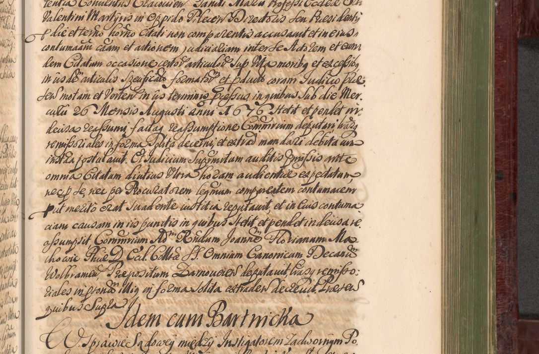 Zdjęcie nr 794 dla obiektu archiwalnego: Acta actorum episcopalium R. D. Andreae Trzebicki, episcopi Cracoviensis et ducis Severiae a die 29 Maii 1676 ad 1678 inclusive. Volumen VII