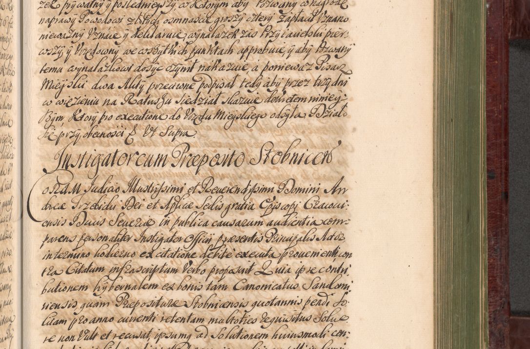 Zdjęcie nr 788 dla obiektu archiwalnego: Acta actorum episcopalium R. D. Andreae Trzebicki, episcopi Cracoviensis et ducis Severiae a die 29 Maii 1676 ad 1678 inclusive. Volumen VII