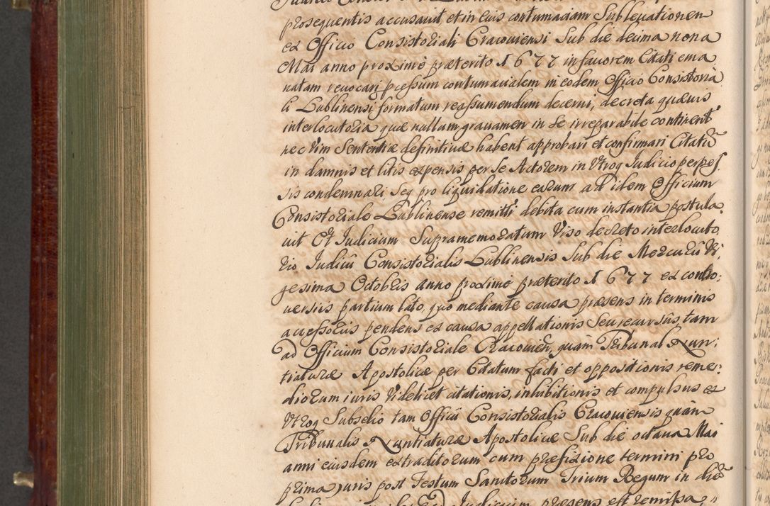 Zdjęcie nr 785 dla obiektu archiwalnego: Acta actorum episcopalium R. D. Andreae Trzebicki, episcopi Cracoviensis et ducis Severiae a die 29 Maii 1676 ad 1678 inclusive. Volumen VII