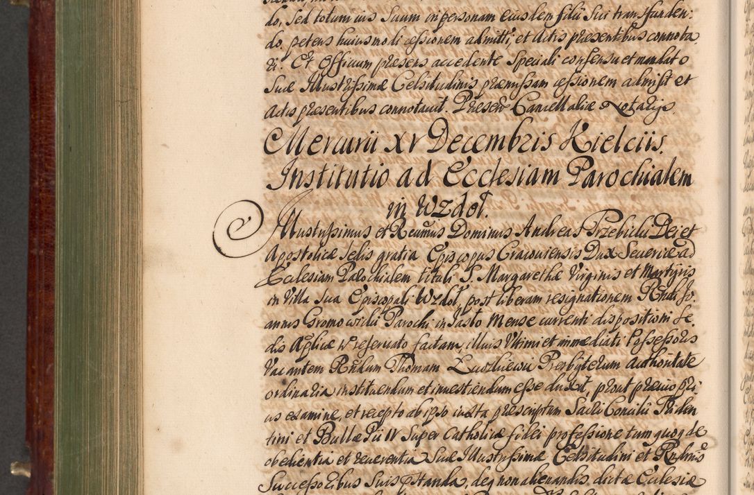Zdjęcie nr 769 dla obiektu archiwalnego: Acta actorum episcopalium R. D. Andreae Trzebicki, episcopi Cracoviensis et ducis Severiae a die 29 Maii 1676 ad 1678 inclusive. Volumen VII