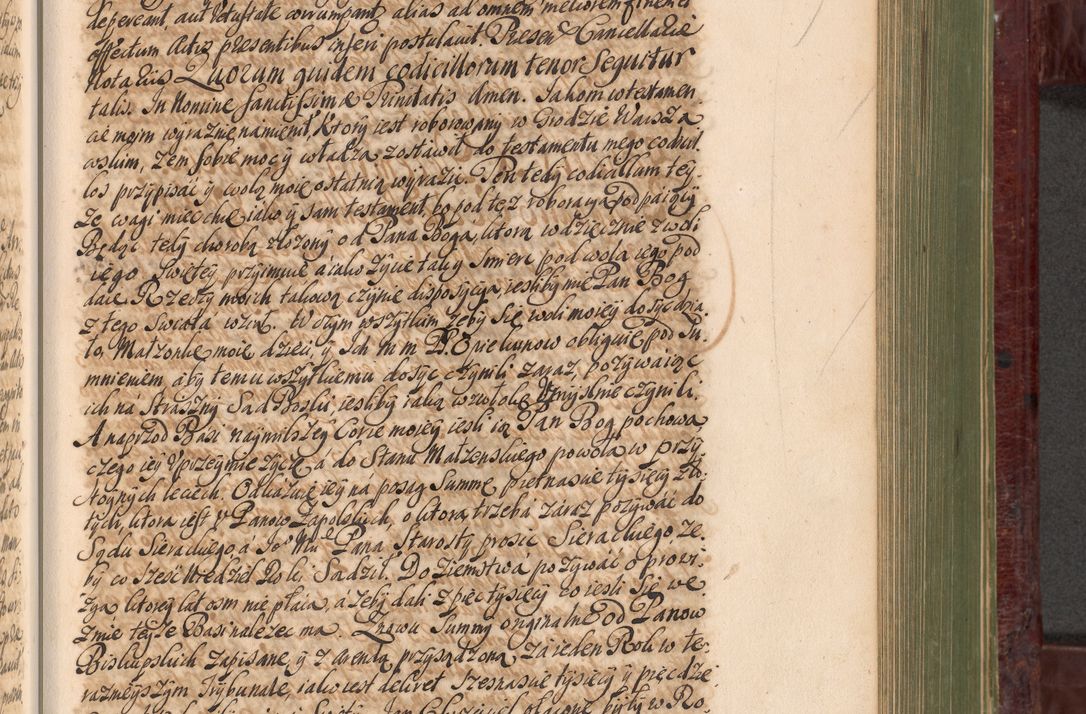 Zdjęcie nr 746 dla obiektu archiwalnego: Acta actorum episcopalium R. D. Andreae Trzebicki, episcopi Cracoviensis et ducis Severiae a die 29 Maii 1676 ad 1678 inclusive. Volumen VII