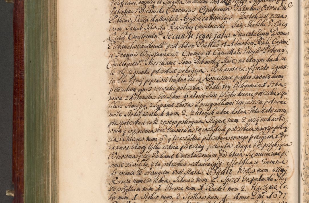 Zdjęcie nr 739 dla obiektu archiwalnego: Acta actorum episcopalium R. D. Andreae Trzebicki, episcopi Cracoviensis et ducis Severiae a die 29 Maii 1676 ad 1678 inclusive. Volumen VII