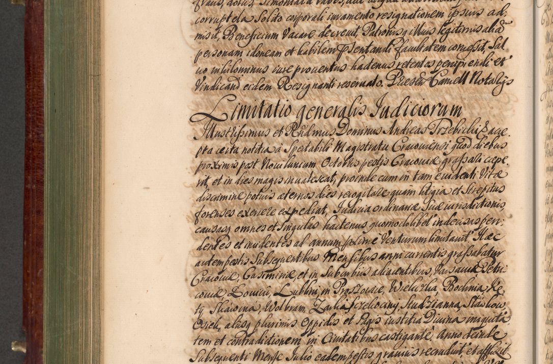 Zdjęcie nr 727 dla obiektu archiwalnego: Acta actorum episcopalium R. D. Andreae Trzebicki, episcopi Cracoviensis et ducis Severiae a die 29 Maii 1676 ad 1678 inclusive. Volumen VII