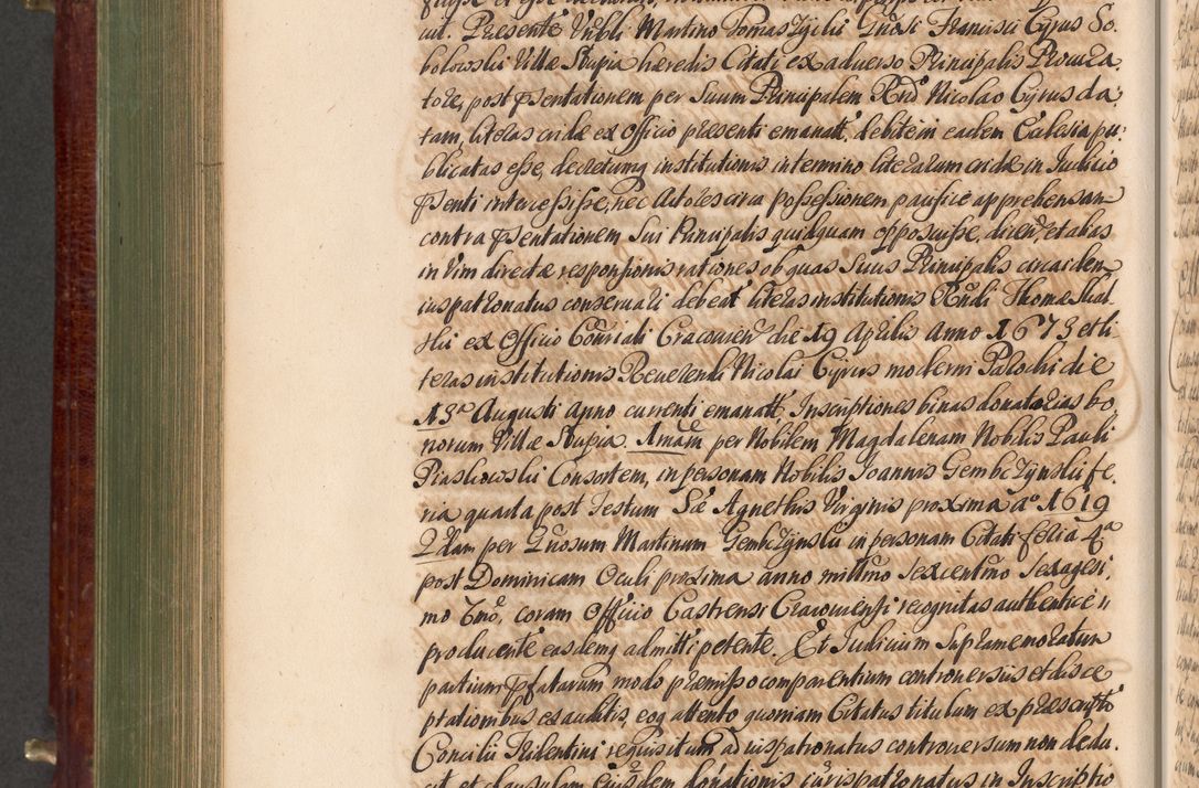 Zdjęcie nr 717 dla obiektu archiwalnego: Acta actorum episcopalium R. D. Andreae Trzebicki, episcopi Cracoviensis et ducis Severiae a die 29 Maii 1676 ad 1678 inclusive. Volumen VII