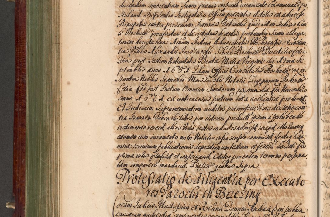 Zdjęcie nr 715 dla obiektu archiwalnego: Acta actorum episcopalium R. D. Andreae Trzebicki, episcopi Cracoviensis et ducis Severiae a die 29 Maii 1676 ad 1678 inclusive. Volumen VII