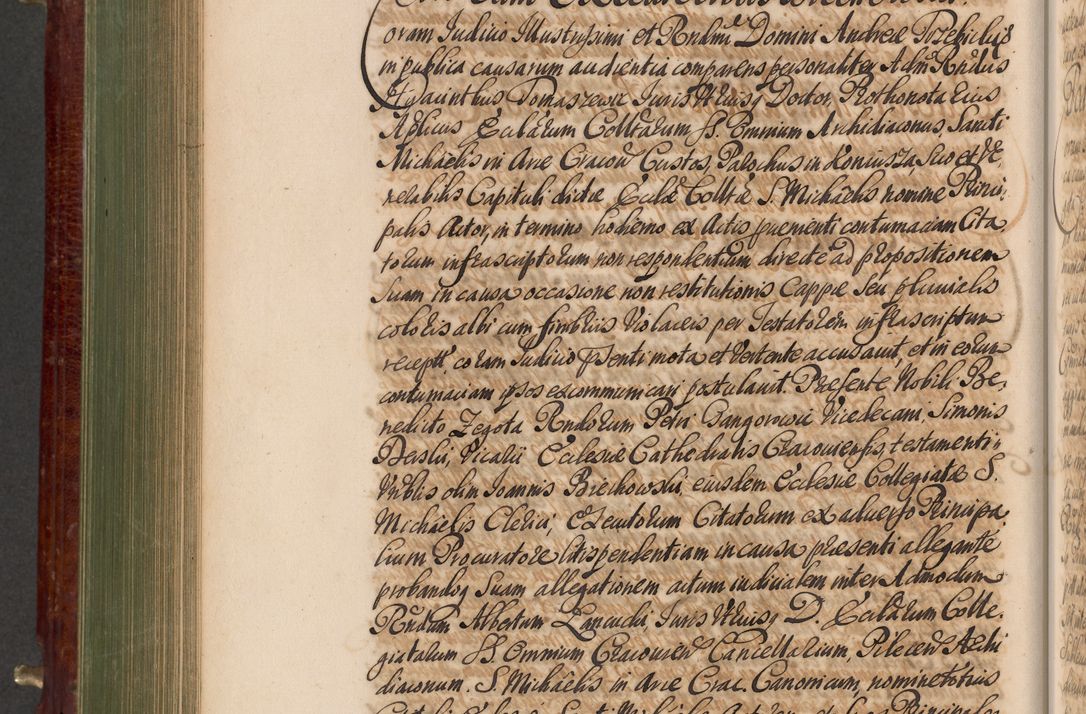 Zdjęcie nr 707 dla obiektu archiwalnego: Acta actorum episcopalium R. D. Andreae Trzebicki, episcopi Cracoviensis et ducis Severiae a die 29 Maii 1676 ad 1678 inclusive. Volumen VII