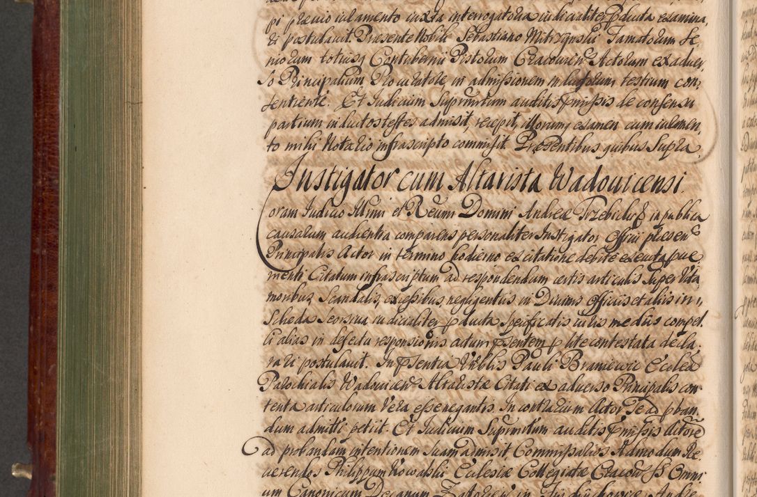 Zdjęcie nr 709 dla obiektu archiwalnego: Acta actorum episcopalium R. D. Andreae Trzebicki, episcopi Cracoviensis et ducis Severiae a die 29 Maii 1676 ad 1678 inclusive. Volumen VII