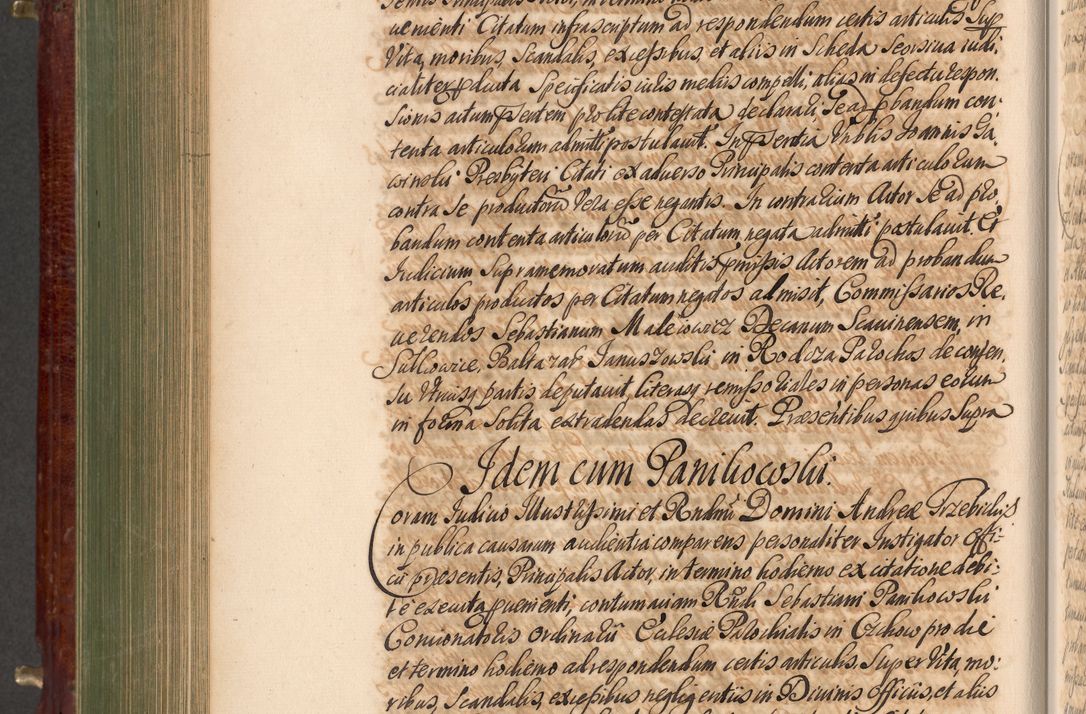 Zdjęcie nr 701 dla obiektu archiwalnego: Acta actorum episcopalium R. D. Andreae Trzebicki, episcopi Cracoviensis et ducis Severiae a die 29 Maii 1676 ad 1678 inclusive. Volumen VII