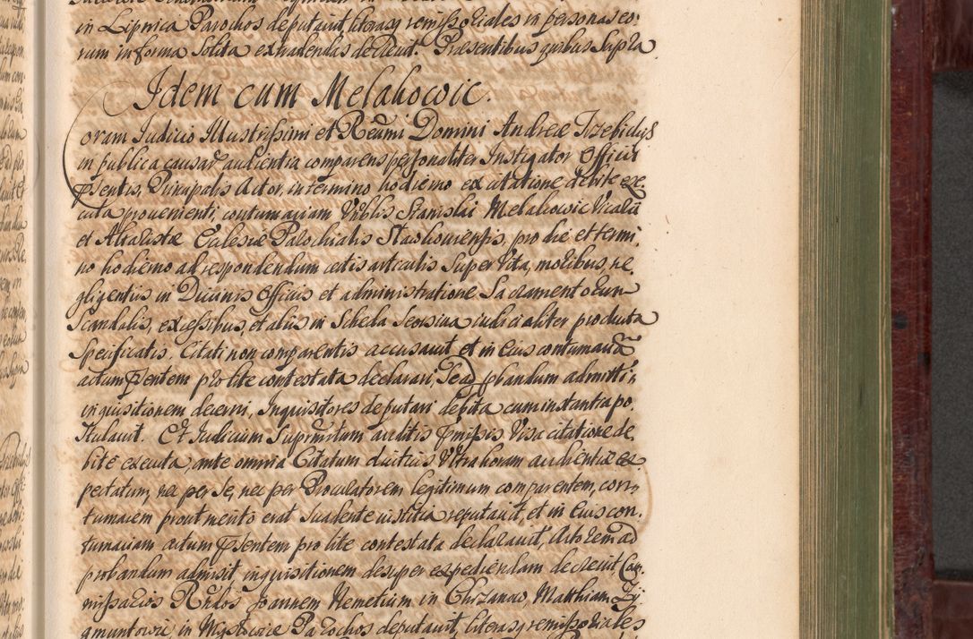 Zdjęcie nr 702 dla obiektu archiwalnego: Acta actorum episcopalium R. D. Andreae Trzebicki, episcopi Cracoviensis et ducis Severiae a die 29 Maii 1676 ad 1678 inclusive. Volumen VII