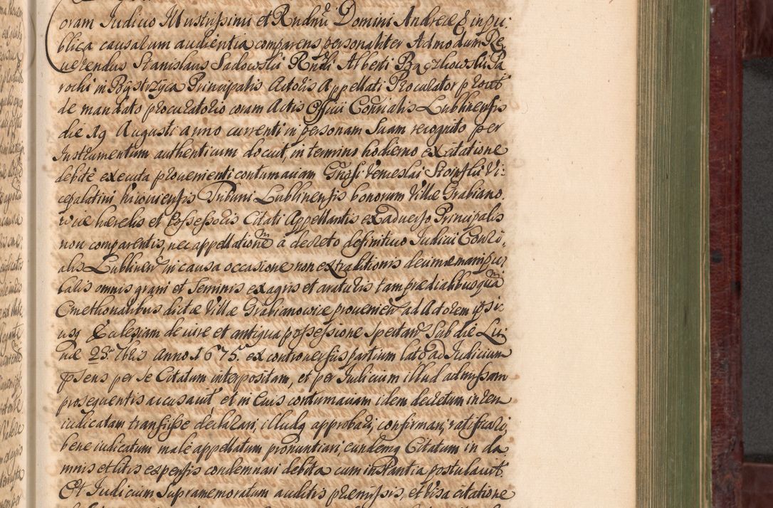 Zdjęcie nr 690 dla obiektu archiwalnego: Acta actorum episcopalium R. D. Andreae Trzebicki, episcopi Cracoviensis et ducis Severiae a die 29 Maii 1676 ad 1678 inclusive. Volumen VII