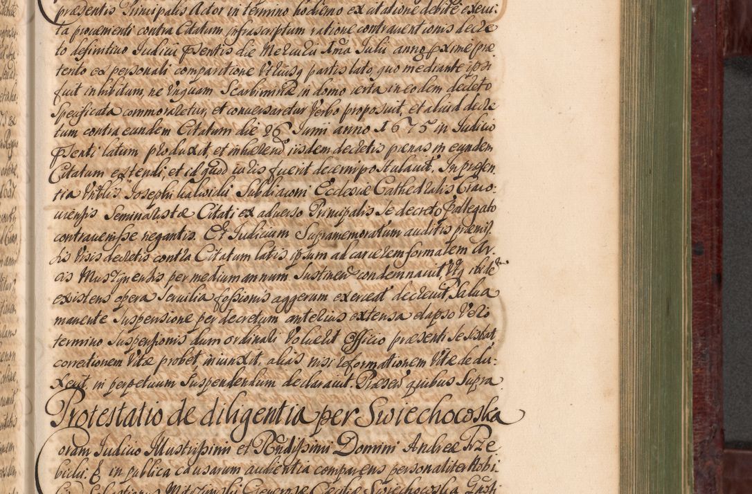 Zdjęcie nr 682 dla obiektu archiwalnego: Acta actorum episcopalium R. D. Andreae Trzebicki, episcopi Cracoviensis et ducis Severiae a die 29 Maii 1676 ad 1678 inclusive. Volumen VII
