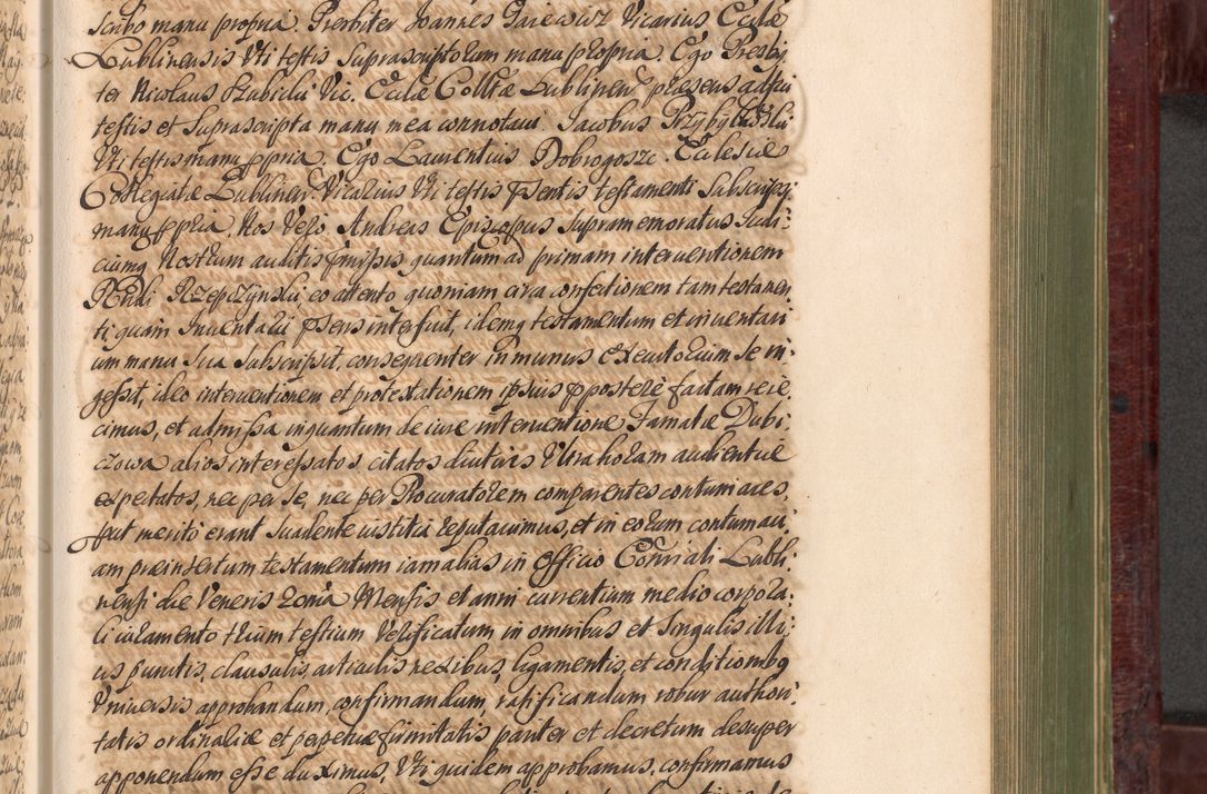 Zdjęcie nr 678 dla obiektu archiwalnego: Acta actorum episcopalium R. D. Andreae Trzebicki, episcopi Cracoviensis et ducis Severiae a die 29 Maii 1676 ad 1678 inclusive. Volumen VII