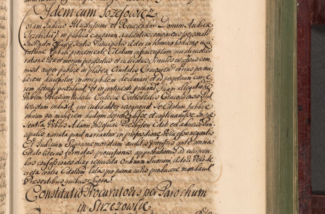 Zdjęcie nr 674 dla obiektu archiwalnego: Acta actorum episcopalium R. D. Andreae Trzebicki, episcopi Cracoviensis et ducis Severiae a die 29 Maii 1676 ad 1678 inclusive. Volumen VII