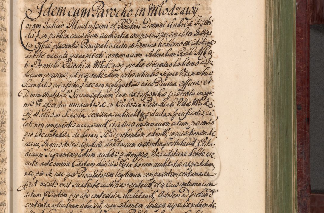 Zdjęcie nr 672 dla obiektu archiwalnego: Acta actorum episcopalium R. D. Andreae Trzebicki, episcopi Cracoviensis et ducis Severiae a die 29 Maii 1676 ad 1678 inclusive. Volumen VII