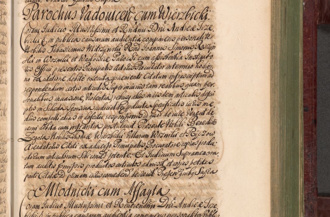 Zdjęcie nr 668 dla obiektu archiwalnego: Acta actorum episcopalium R. D. Andreae Trzebicki, episcopi Cracoviensis et ducis Severiae a die 29 Maii 1676 ad 1678 inclusive. Volumen VII