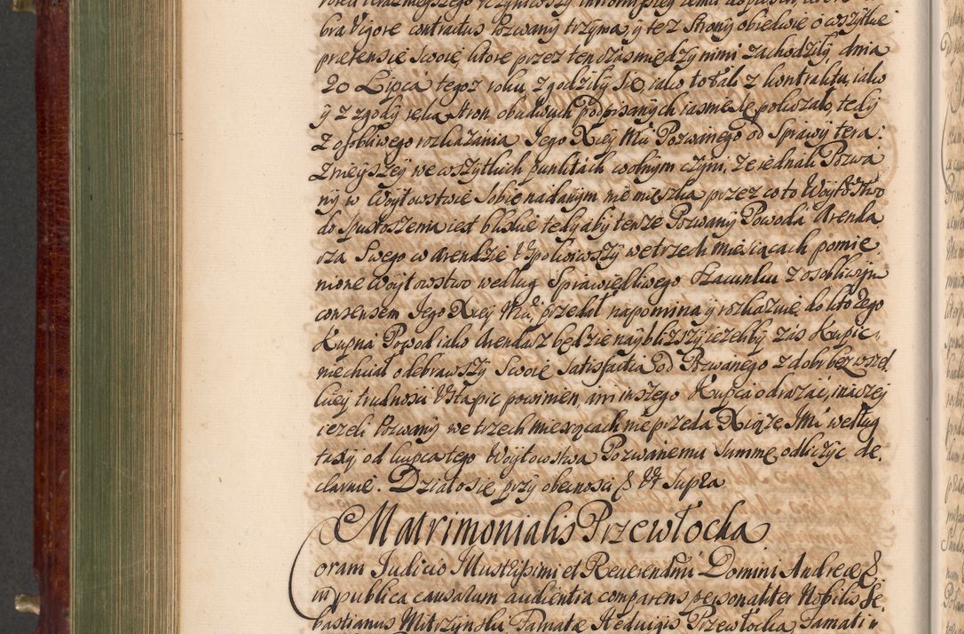 Zdjęcie nr 655 dla obiektu archiwalnego: Acta actorum episcopalium R. D. Andreae Trzebicki, episcopi Cracoviensis et ducis Severiae a die 29 Maii 1676 ad 1678 inclusive. Volumen VII